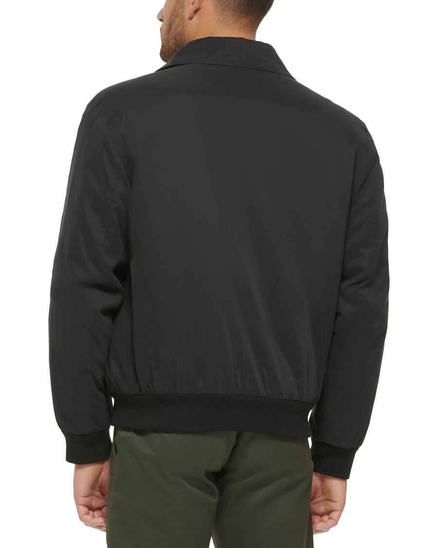 (image for) Elegant Microtwill Relaxed Laydown Collar Bomber